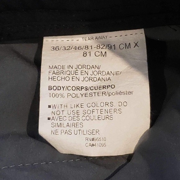 Under Armour UA Golf Pants Men's Straight Leg Chino Black Size 36x32 Performance - Picture 6 of 9